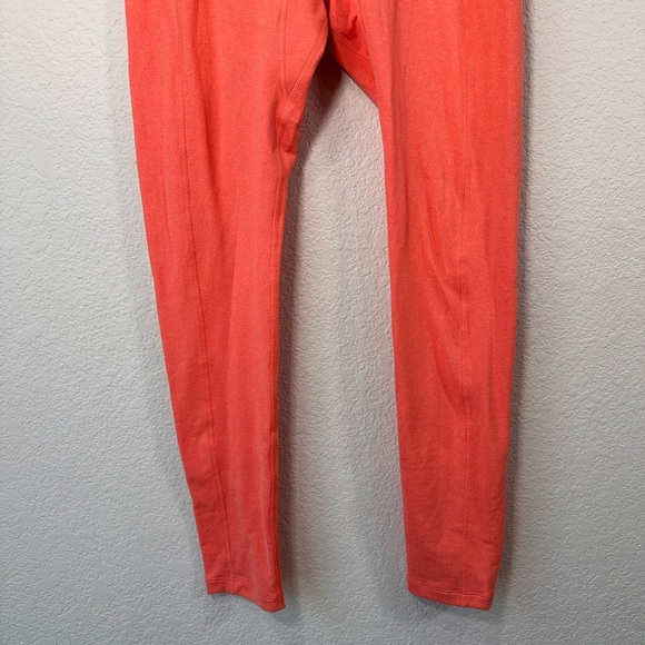 Free People Orange Leggings High-Waisted Stretch Women's Medium - Picture 4 of 8